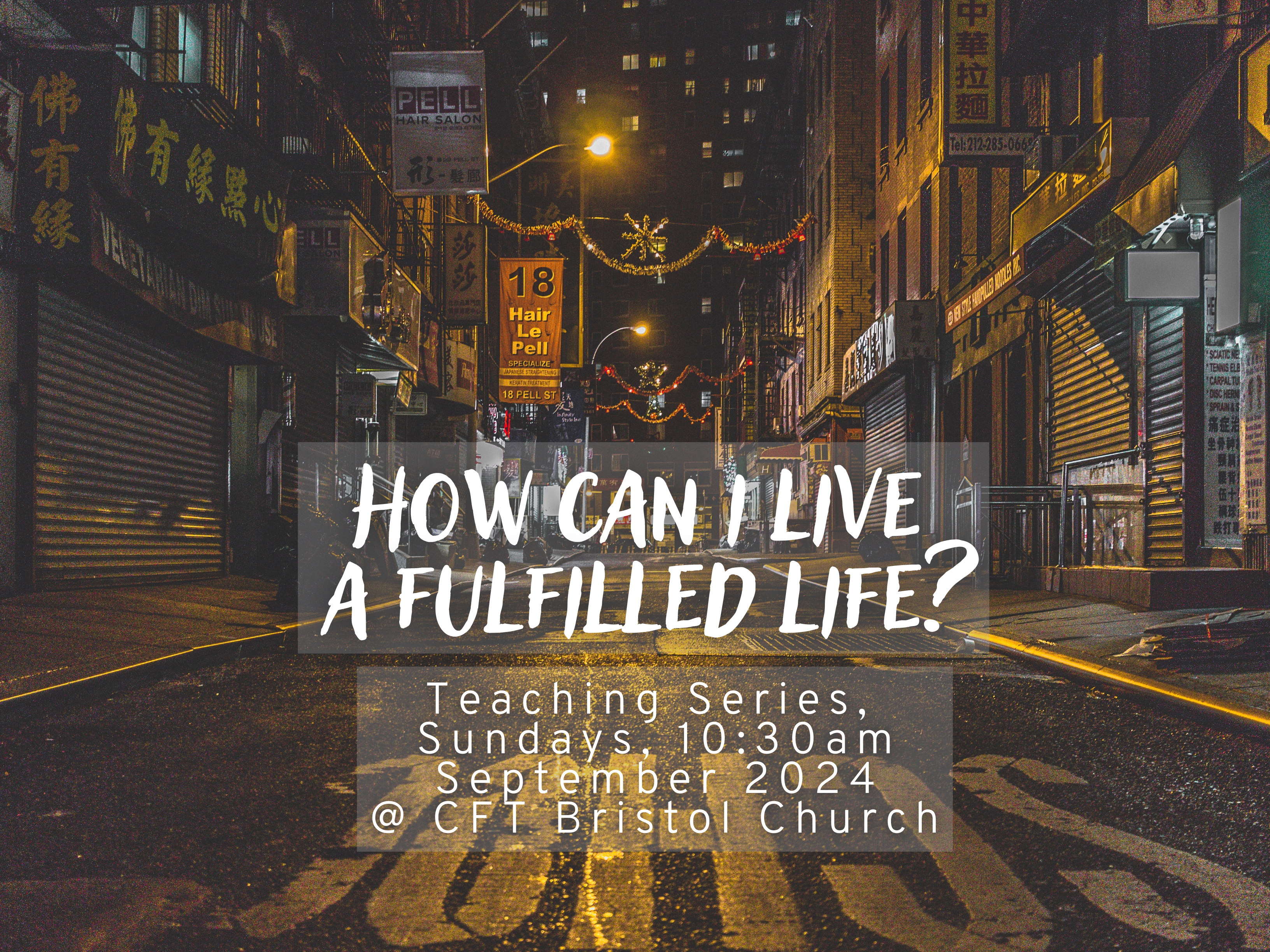 How Can I Live A Fulfilled Live (Part 4)